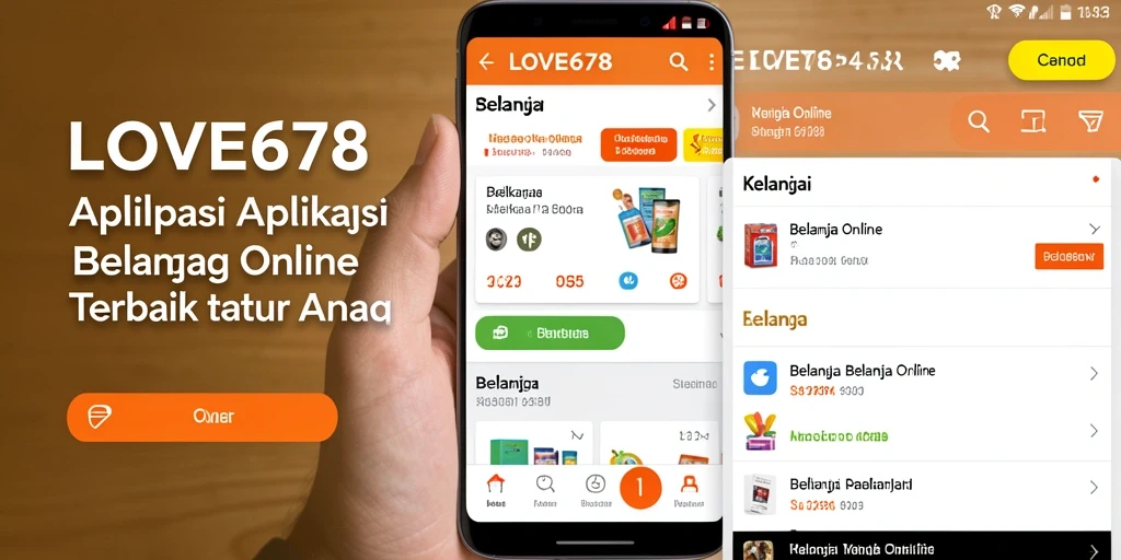 Tampilan antarmuka aplikasi LOVE678 yang modern dan ramah pengguna.