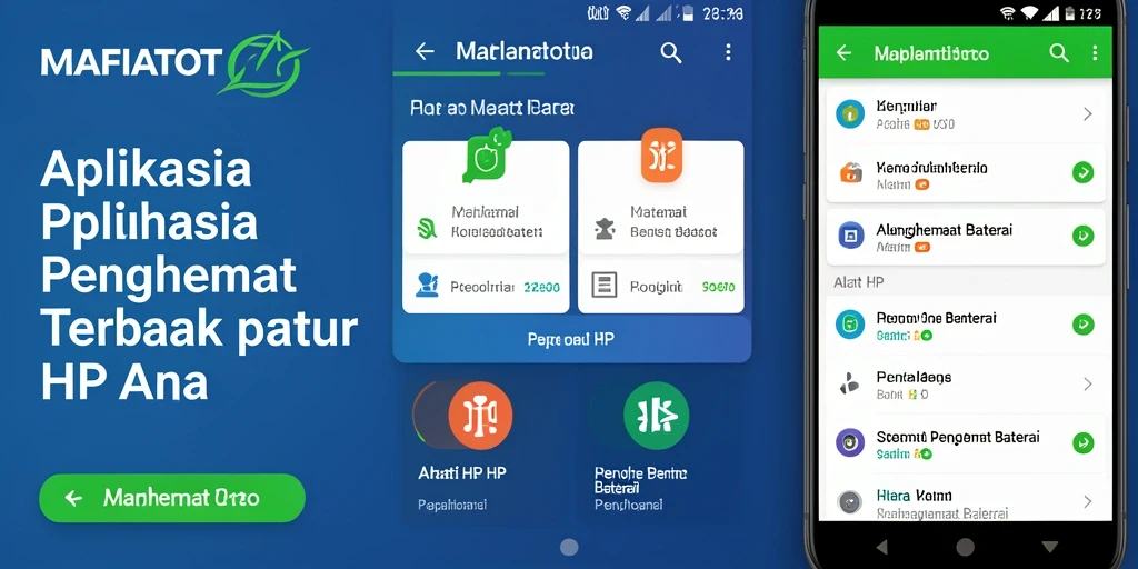 Tampilan utama aplikasi MAFIATOTO dengan fungsi hemat baterai.