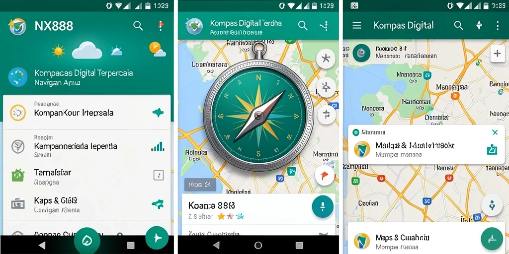 Tampilan antarmuka pengguna NX888 yang intuitif dan minimalis.