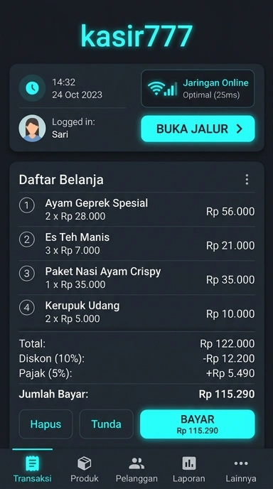 Link Alternatif untuk Akses kasir777 di Android